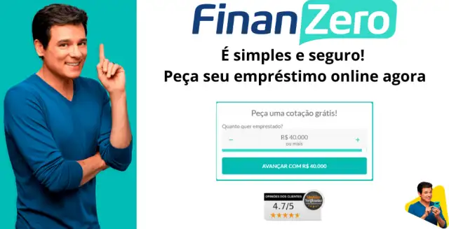 Encontre seu empréstimo ideal com o FinanZero em poucos cliques